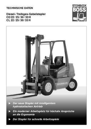 डीजल फोर्कलिफ्ट Steinbock CD 33 H