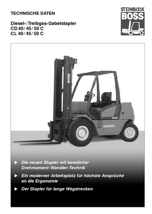 डीजल फोर्कलिफ्ट Steinbock CD 40 C
