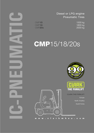 डीजल फोर्कलिफ्ट Clark CMP 15 D