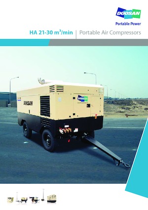 पोर्टेबल एयर कंप्रेसर - डीजल, इलेक्ट्रिक, गैसोलीन Doosan 9/270 HA 
