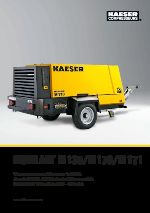 पोर्टेबल एयर कंप्रेसर - डीजल, इलेक्ट्रिक, गैसोलीन Kaeser Mobilair M 135