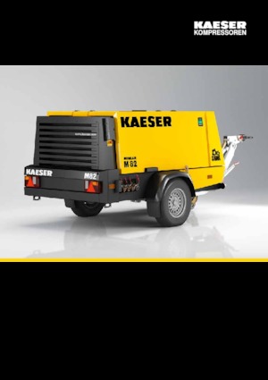 पोर्टेबल एयर कंप्रेसर - डीजल, इलेक्ट्रिक, गैसोलीन Kaeser Mobilair M 82 G 13 kVA
