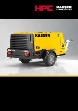 पोर्टेबल एयर कंप्रेसर - डीजल, इलेक्ट्रिक, गैसोलीन Kaeser Mobilair M 81