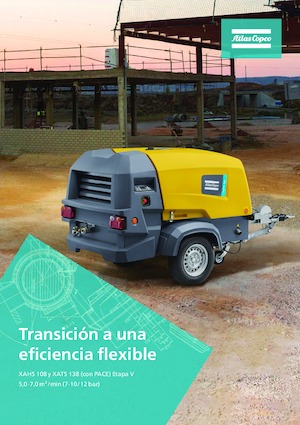 पोर्टेबल एयर कंप्रेसर - डीजल, इलेक्ट्रिक, गैसोलीन Atlas Copco XAHS 108 Kd