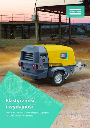 पोर्टेबल एयर कंप्रेसर - डीजल, इलेक्ट्रिक, गैसोलीन Atlas Copco XAHS 108 Kd