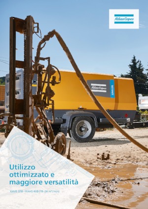 पोर्टेबल एयर कंप्रेसर - डीजल, इलेक्ट्रिक, गैसोलीन Atlas Copco XAVS 378 CD