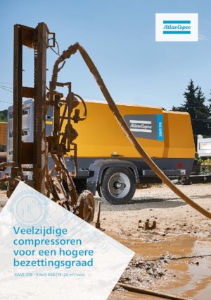 पोर्टेबल एयर कंप्रेसर - डीजल, इलेक्ट्रिक, गैसोलीन Atlas Copco XAVS 378 CD