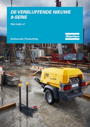 पोर्टेबल एयर कंप्रेसर - डीजल, इलेक्ट्रिक, गैसोलीन Atlas Copco XAS 48 KdG 6 kVA