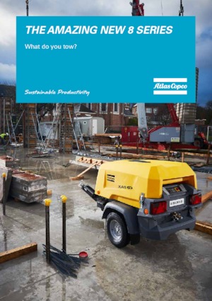 पोर्टेबल एयर कंप्रेसर - डीजल, इलेक्ट्रिक, गैसोलीन Atlas Copco XAS 68 KdG 6 kVA