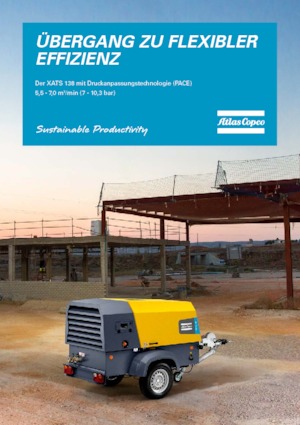 पोर्टेबल एयर कंप्रेसर - डीजल, इलेक्ट्रिक, गैसोलीन Atlas Copco XATS 138 Kd