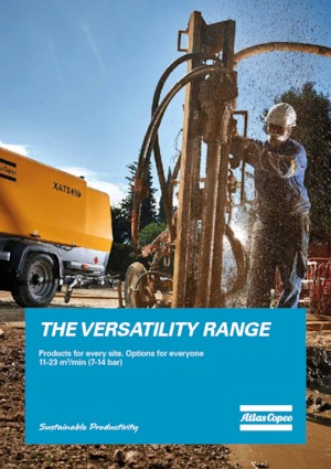 पोर्टेबल एयर कंप्रेसर - डीजल, इलेक्ट्रिक, गैसोलीन Atlas Copco XATS 186 Jd