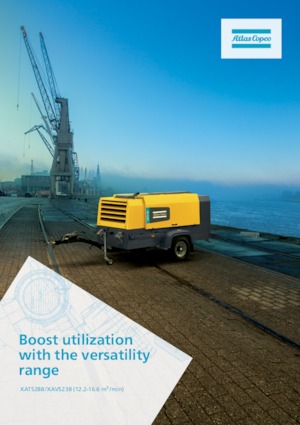 पोर्टेबल एयर कंप्रेसर - डीजल, इलेक्ट्रिक, गैसोलीन Atlas Copco XATS 288 Jd DPF
