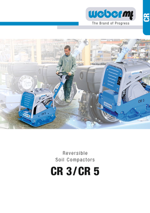 रिवर्सिबल वाइब्रेटरी प्लेट कॉम्पेक्टर weber mt CR 3 E
