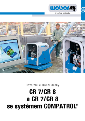 रिवर्सिबल वाइब्रेटरी प्लेट कॉम्पेक्टर weber mt CR 7 CCD