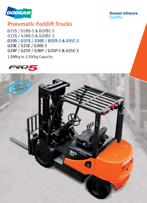 डीजल फोर्कलिफ्ट Doosan D 35 C 5