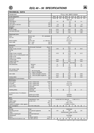 डीजल फोर्कलिफ्ट Desta D 50