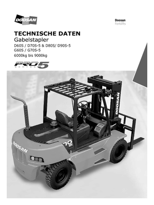 डीजल फोर्कलिफ्ट Doosan D90S-5