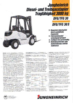 डीजल फोर्कलिफ्ट Jungheinrich DFG 30(060TD)