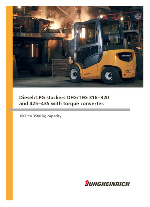 डीजल फोर्कलिफ्ट Jungheinrich DFG 320s