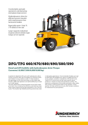 डीजल फोर्कलिफ्ट Jungheinrich DFG 690
