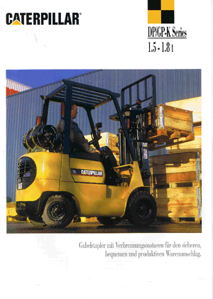 डीजल फोर्कलिफ्ट Caterpillar DP 15 K