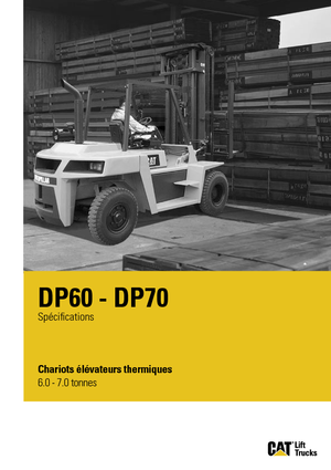 डीजल फोर्कलिफ्ट Caterpillar DP60