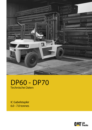 डीजल फोर्कलिफ्ट Caterpillar DP70