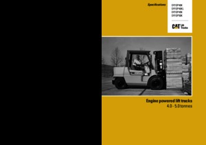 डीजल फोर्कलिफ्ट Caterpillar DP50K