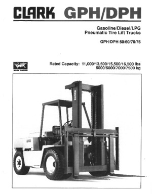 डीजल फोर्कलिफ्ट Clark DPH 60