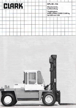 डीजल फोर्कलिफ्ट Clark DPL 120