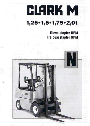 डीजल फोर्कलिफ्ट Clark DPM 20 SN
