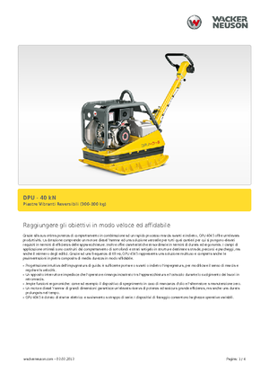 रिवर्सिबल वाइब्रेटरी प्लेट कॉम्पेक्टर Wacker Neuson DPU45Ye h