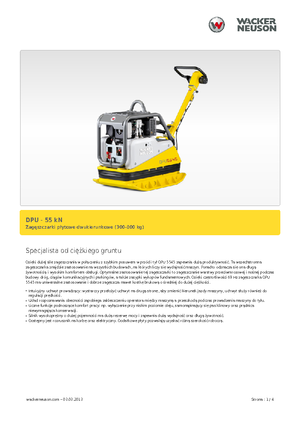 रिवर्सिबल वाइब्रेटरी प्लेट कॉम्पेक्टर Wacker Neuson DPU5545He ap