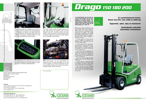डीजल फोर्कलिफ्ट Cesab Drago 200