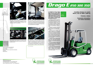 डीजल फोर्कलिफ्ट Cesab Drago 350 E