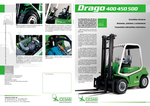 डीजल फोर्कलिफ्ट Cesab Drago 450
