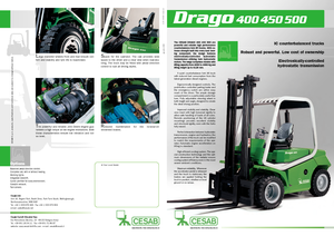 डीजल फोर्कलिफ्ट Cesab Drago 400