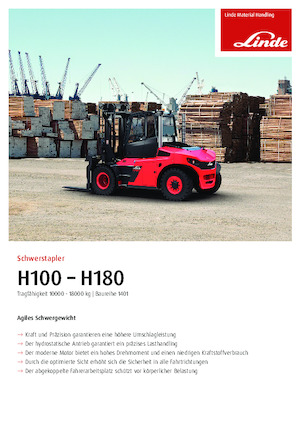 डीजल एक्सप्लोजन प्रूफ फोर्कलिफ्ट Linde H160/1200 