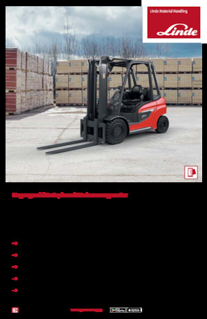 डीजल एक्सप्लोजन प्रूफ फोर्कलिफ्ट Linde H20/600D 