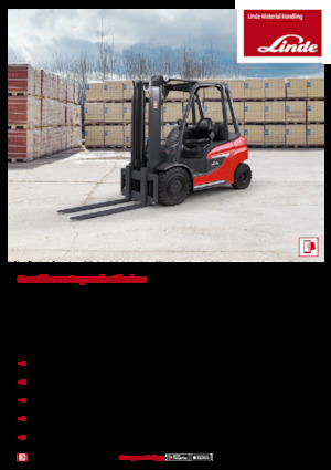 डीजल एक्सप्लोजन प्रूफ फोर्कलिफ्ट Linde H30D 