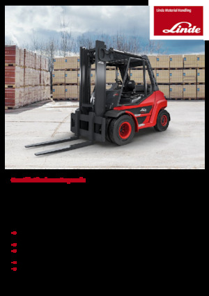 डीजल एक्सप्लोजन प्रूफ फोर्कलिफ्ट Linde H70D Triplex 