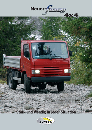म्यूनिसिपल ट्रैक्टर फ्रंट हिच Bonetti F 100 X