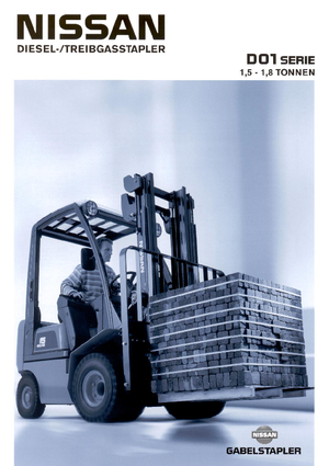 डीजल फोर्कलिफ्ट Nissan FD 01 A 18 Q