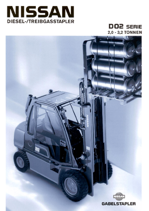 डीजल फोर्कलिफ्ट Nissan FD 02 A 20 Q