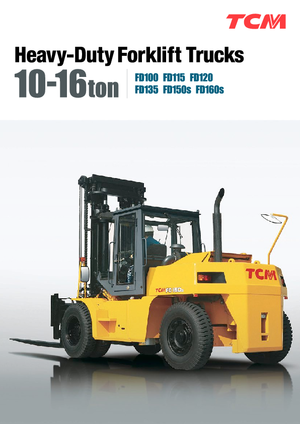 रफ टेरेन फोर्कलिफ्ट TCM FD 150-4 EX