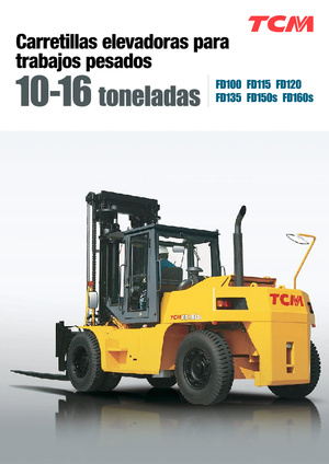 रफ टेरेन फोर्कलिफ्ट TCM FD 150-4 EX