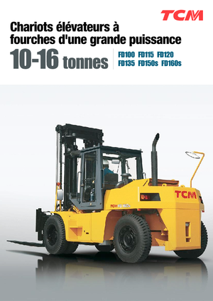 रफ टेरेन फोर्कलिफ्ट TCM FD 150-4 EX