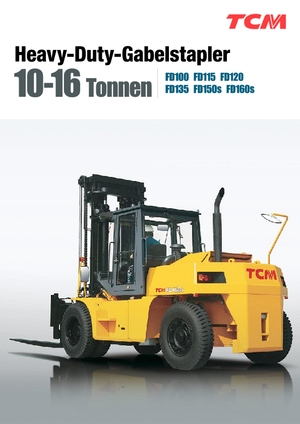 रफ टेरेन फोर्कलिफ्ट TCM FD 150-4 EX
