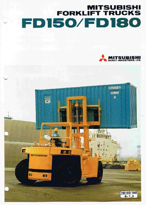 डीजल फोर्कलिफ्ट Mitsubishi FD 150
