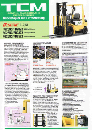 डीजल फोर्कलिफ्ट TCM FD 25 Z 3 T